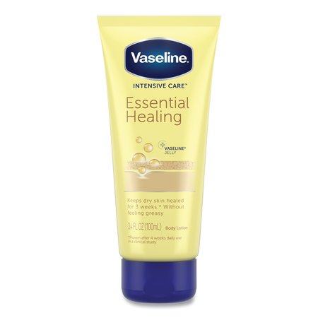 VASELINE Intensive Care Essential Healing Body Lotion, 3.4 oz Squeeze Tube 10305210044484